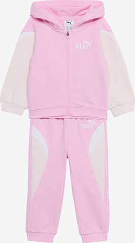 PUMA Juoksupuku 'ESS' värissä vaaleanpunainen: etupuoli