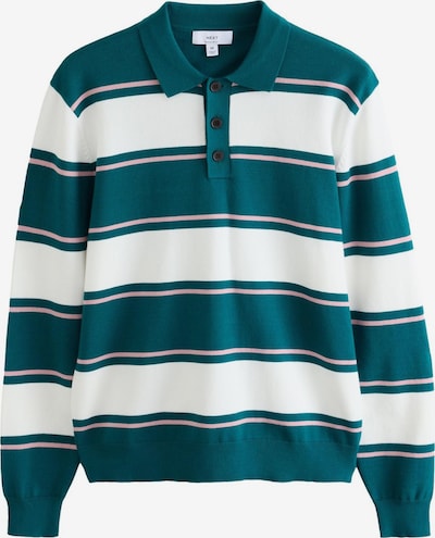 Next Sweater in XS in Petrol / Dusky pink / White, Item view