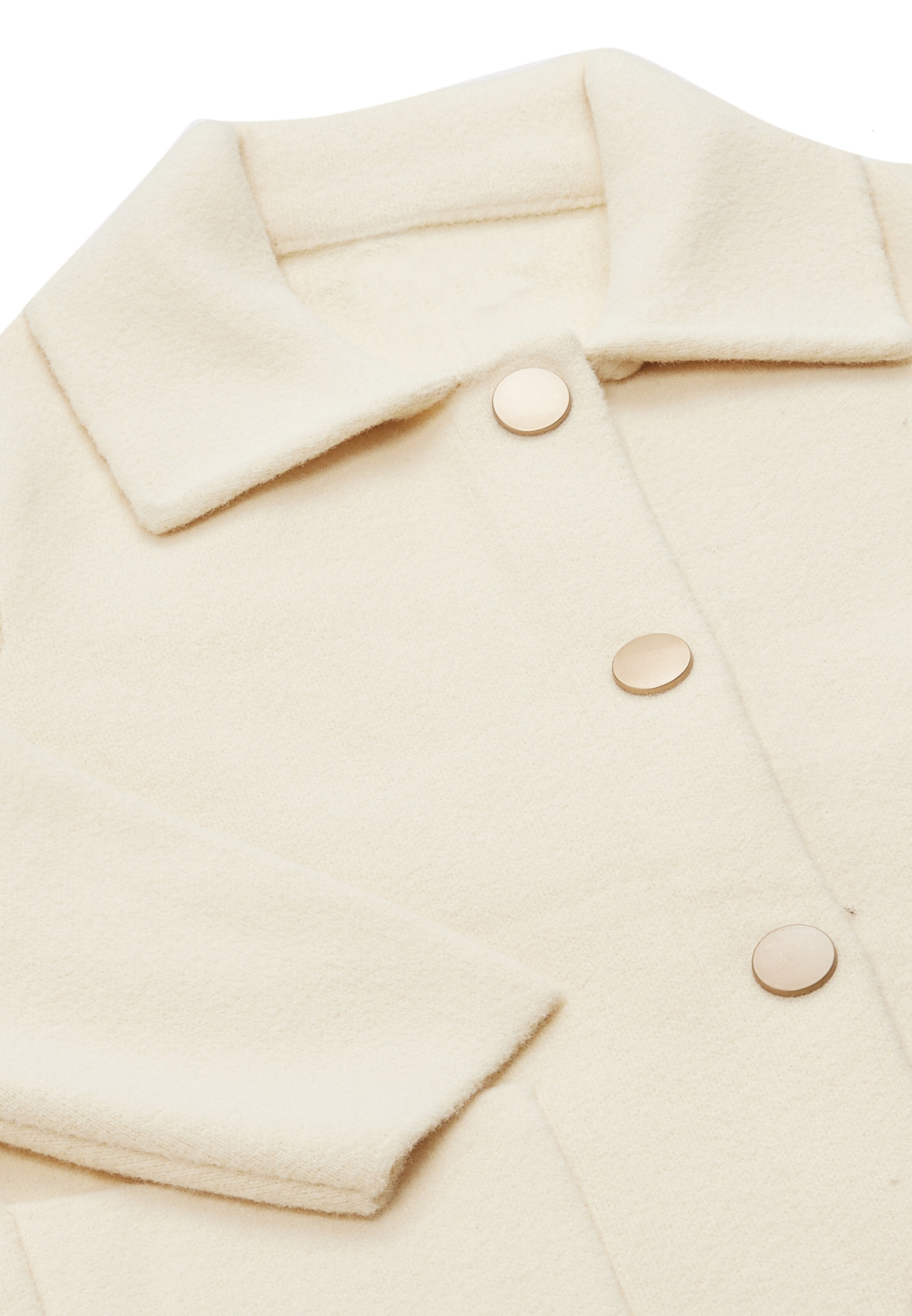 CELOCIA - Sobretudo de malha em branco