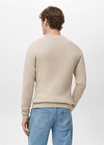 MANGO MAN Sweater 'Antigua' in Beige
