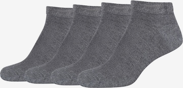 camano Ankle Socks in Grey: front