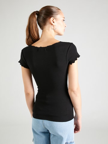 T-shirt rosemunde en noir