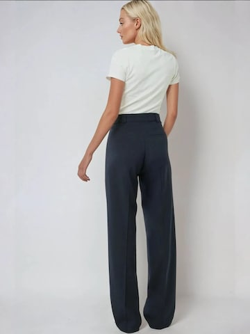 Hiccup Wide Leg Hose in Blau