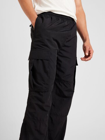 Regular Pantalon cargo 'Grover' HUGO en noir