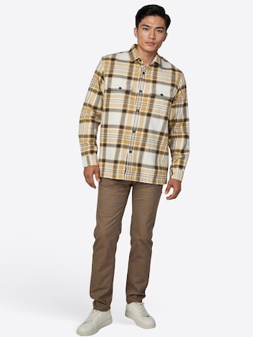 Coupe regular Chemise PIERRE CARDIN en jaune