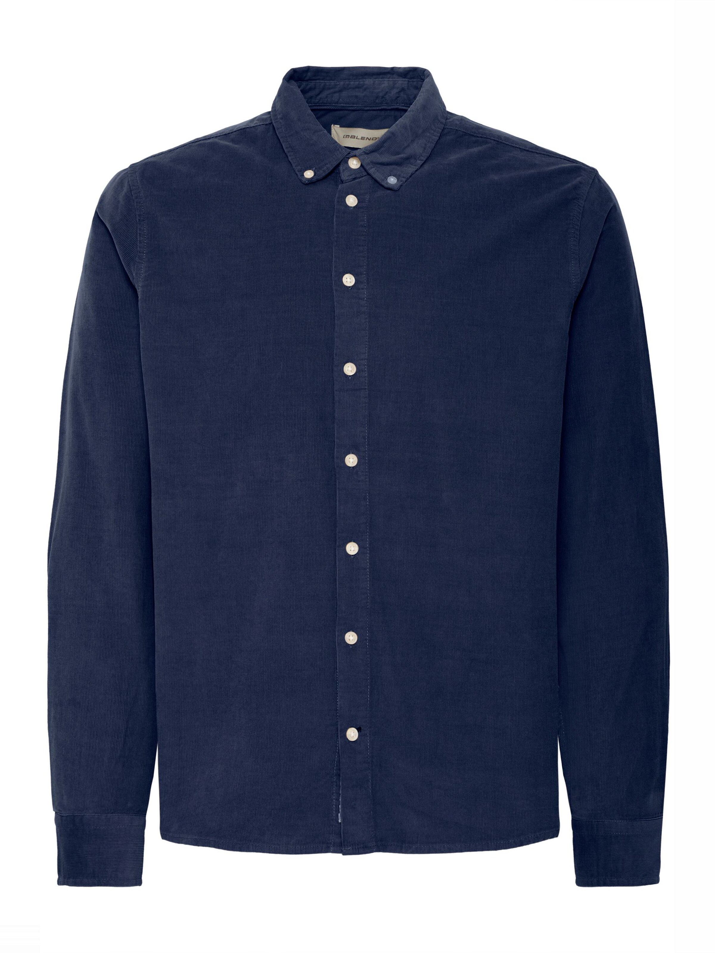 BLEND Regular Fit Hemd in Blau: Vorderseite