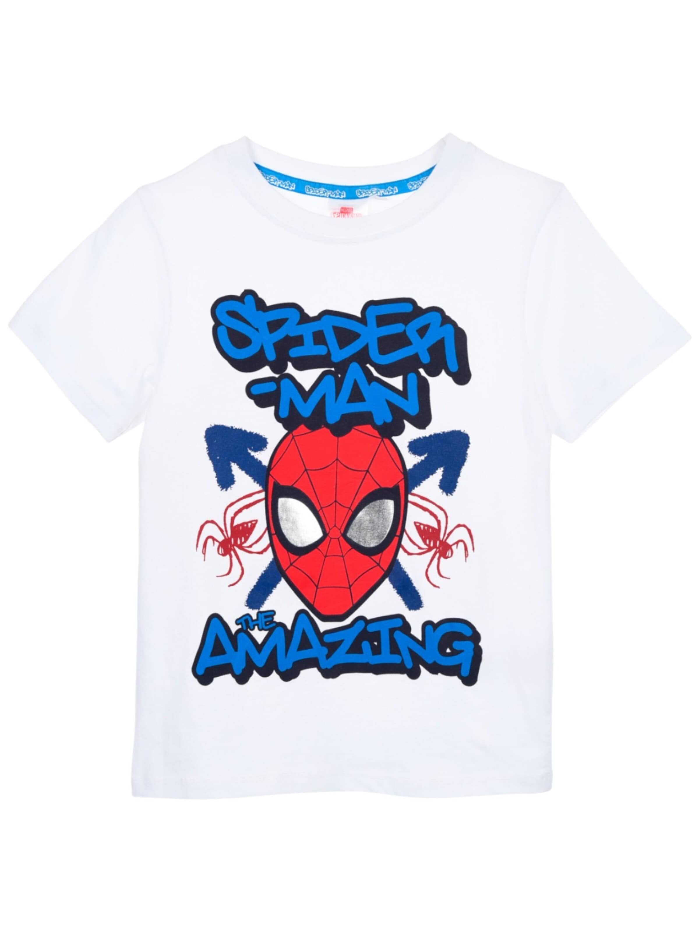 Spider-Man Shirt 'Spider-Man T-Shirt' in White: front