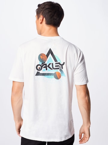 T-Shirt fonctionnel 'SPACE POLYGON' OAKLEY en blanc