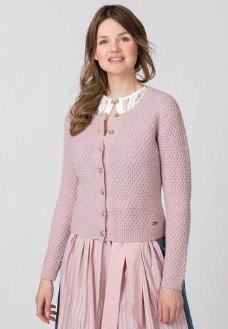 STOCKERPOINT Knit Cardigan 'Juliette' in Pink: front