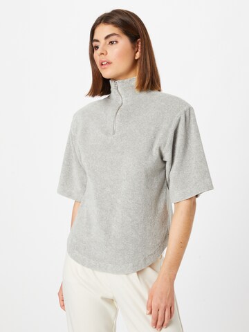 MADS NORGAARD COPENHAGEN Sweatshirt in Grijs: voorkant