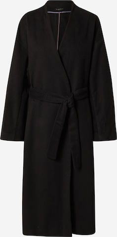 Sisley Between-seasons coat in Black: front