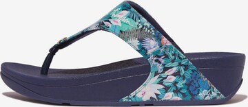 FitFlop T-Bar Sandals 'Dianette' in Blue: front