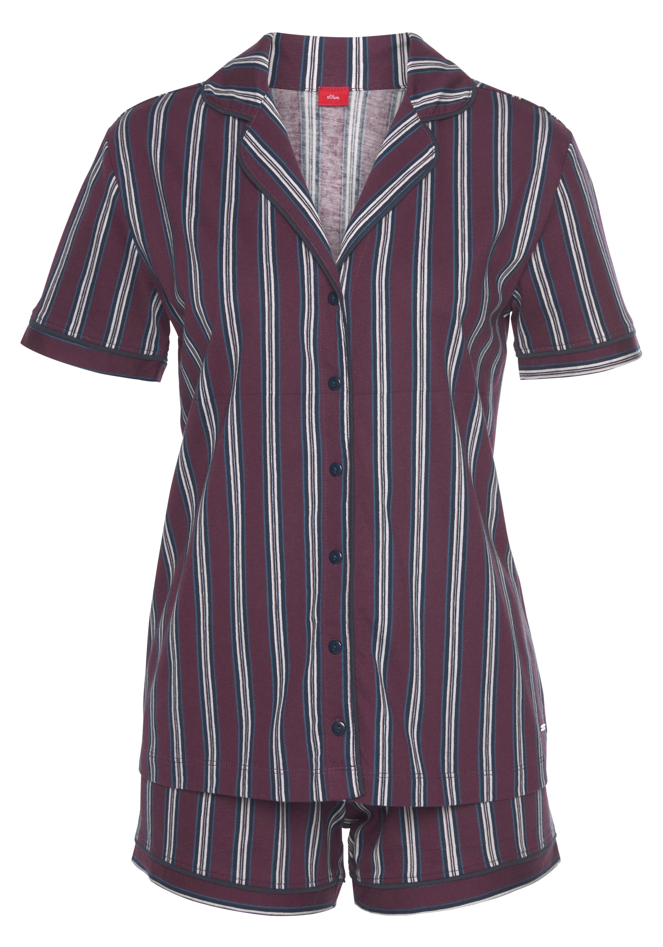 s.Oliver Pyžamo – červená: přední strana