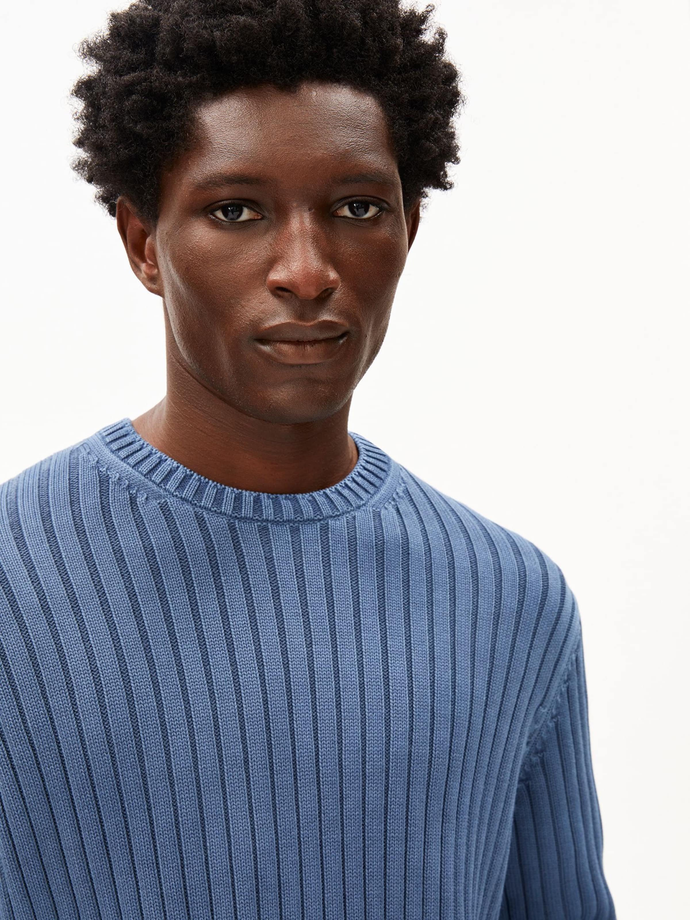 ARMEDANGELS Sweater in Blue: front