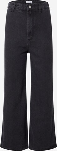 EDITED Wide leg Jeans 'Chrissy' in Black: front