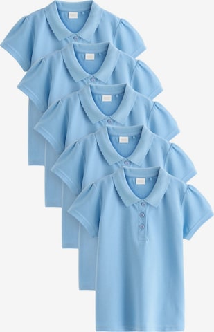 T-Shirt Next en bleu : devant