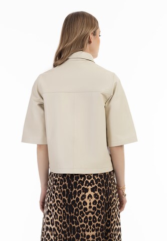 faina Between-Season Jacket in White