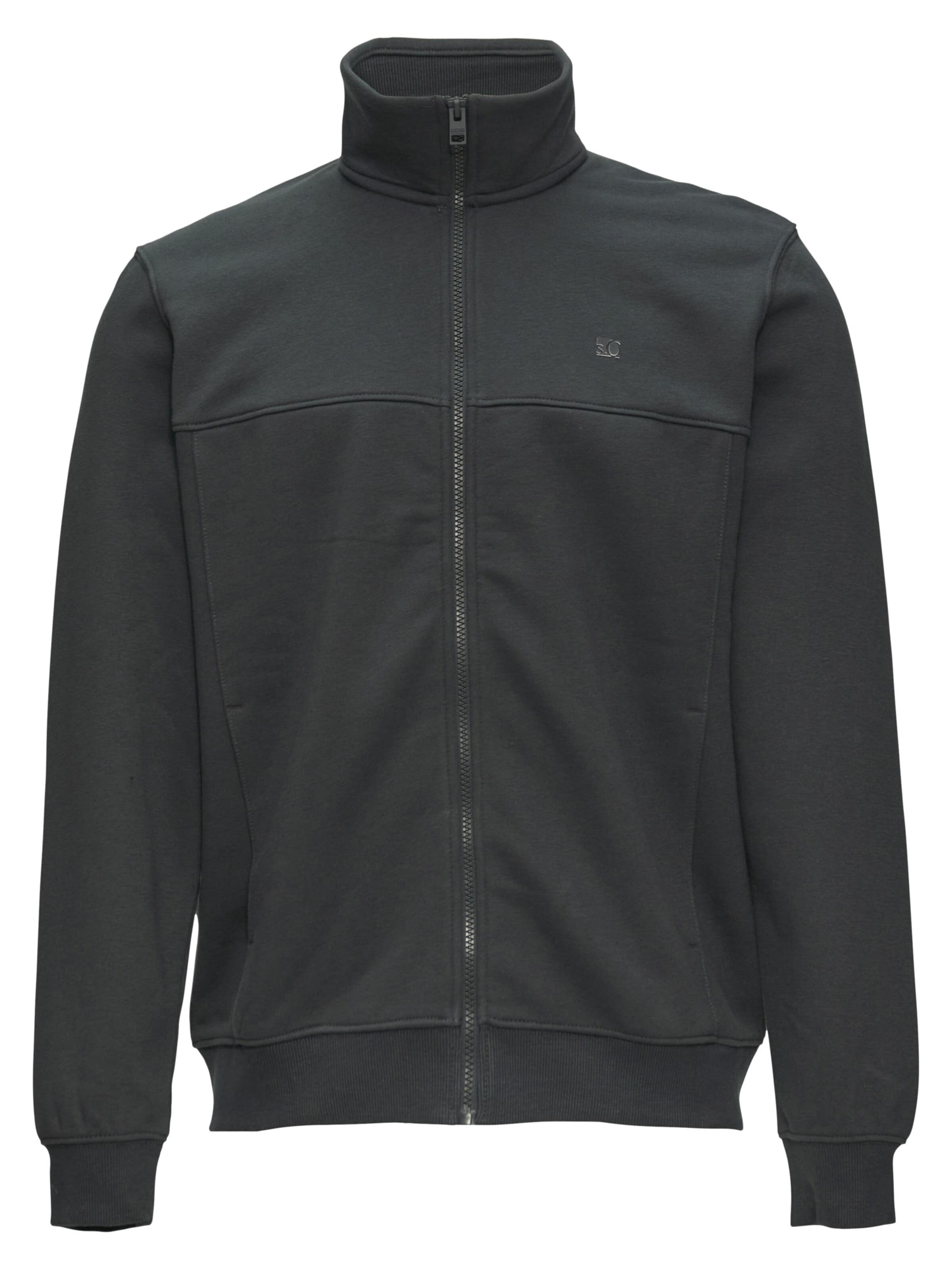 Veste de survêtement s.Oliver en noir : devant
