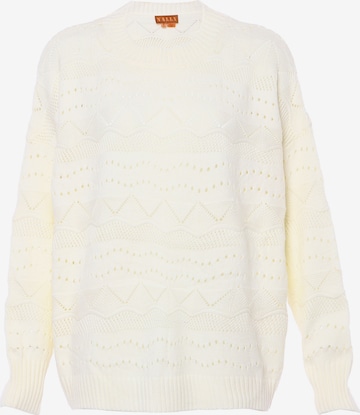 NALLY Sweater 'Nally' in White: front