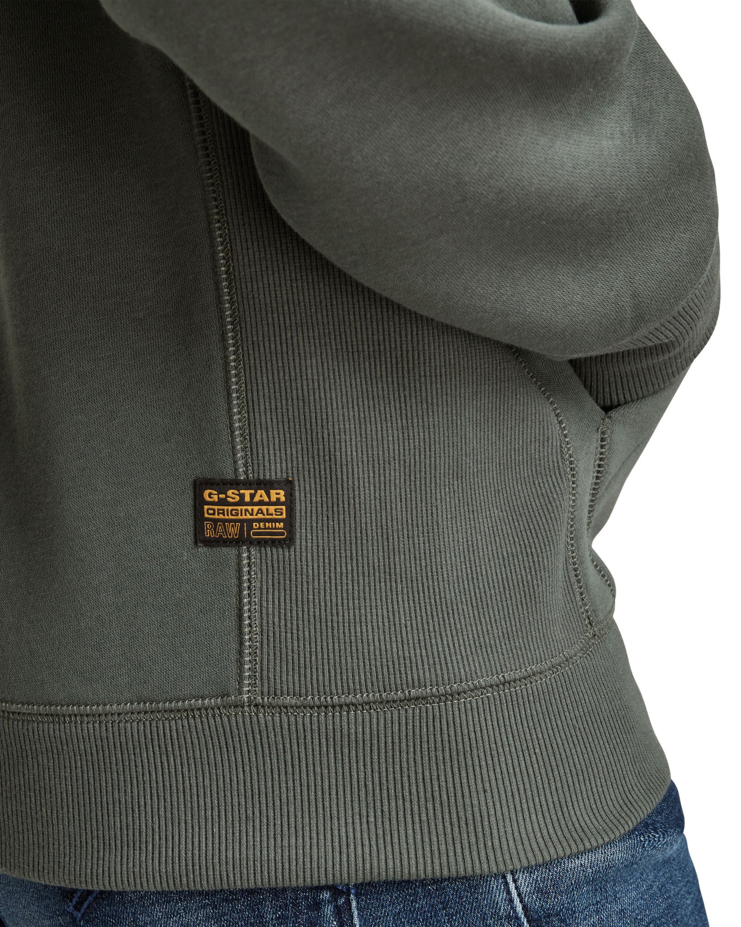 G-STAR Mikina 'Premium Core' – šedá