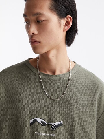 T-Shirt Pull&Bear en vert