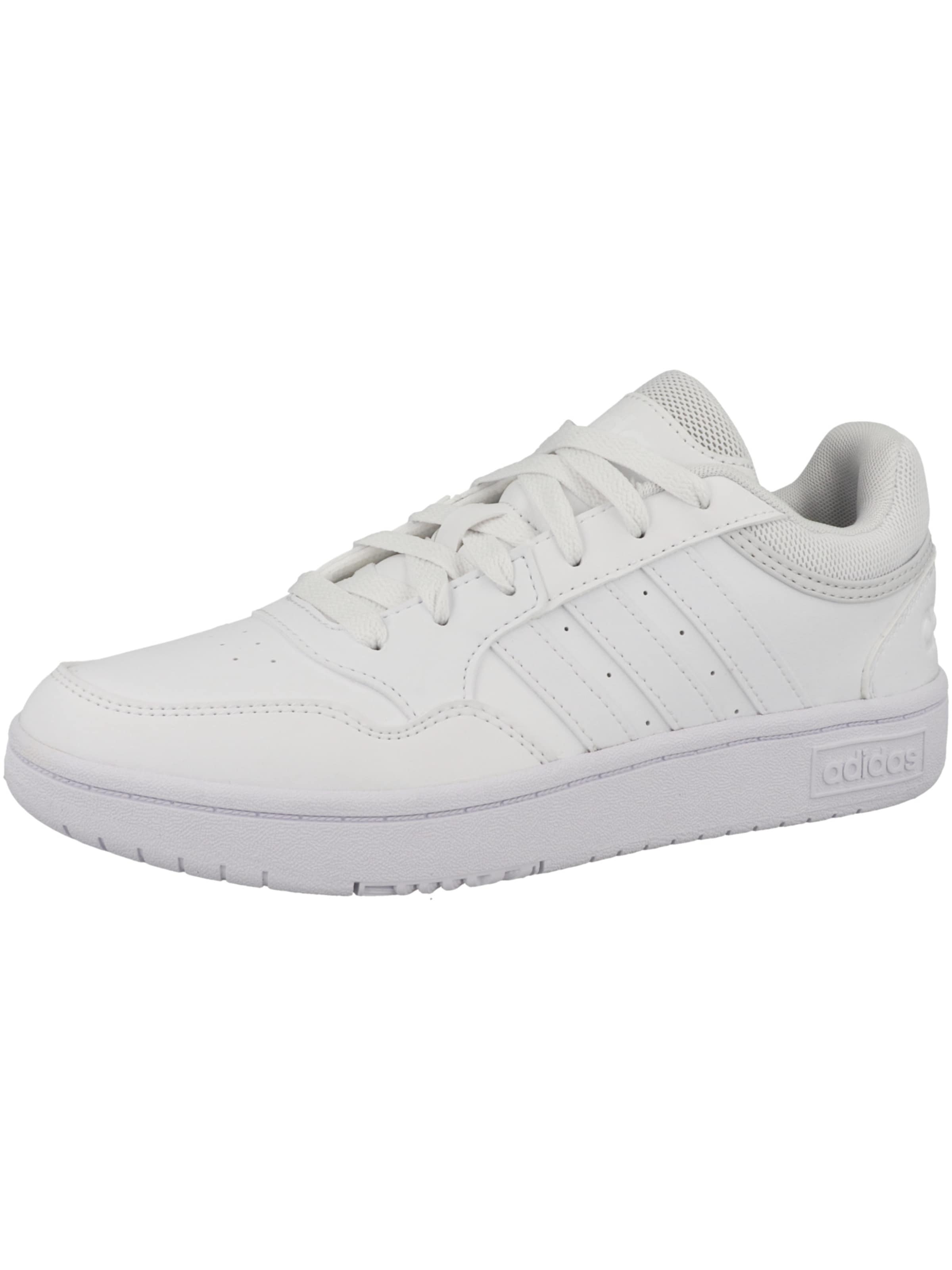 ADIDAS SPORTSWEAR Baskets basses 'Hoops 3.0' en blanc, Vue avec produit