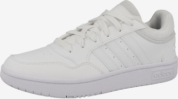 Baskets basses 'Hoops 3.0' ADIDAS SPORTSWEAR en blanc : devant