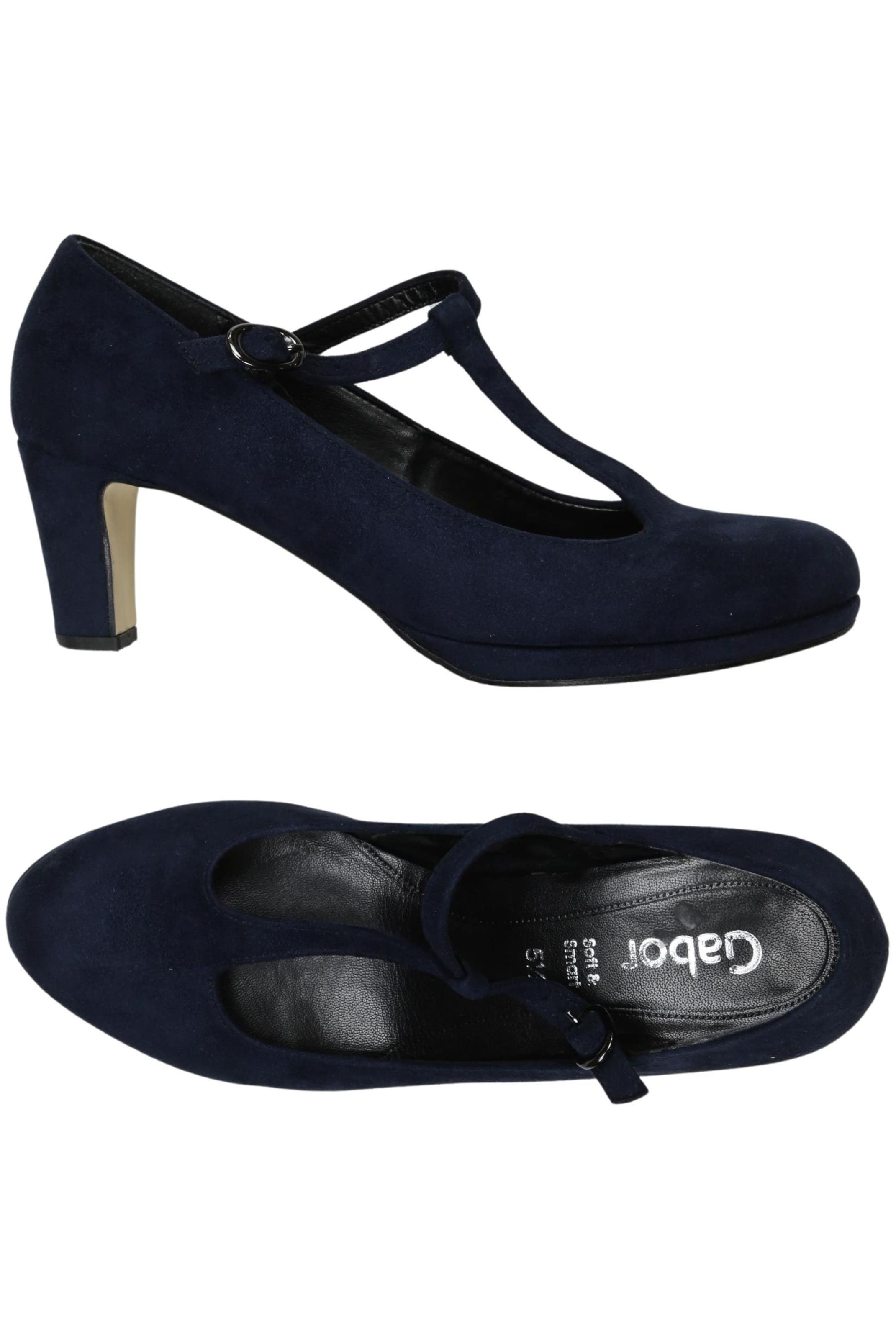 GABOR Pumps 38,5 in Blau: Vorderseite