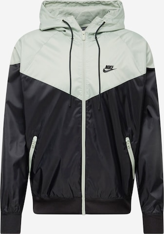 Nike Sportswear Giacca di mezza stagione Heritage Essentials in Nero ABOUT YOU