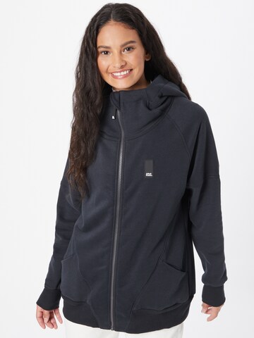 Alife and Kickin Sweatjacke 'Maria' in Schwarz: Vorderseite