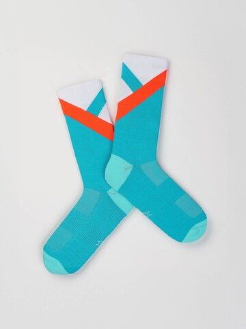 INCYLENCE Athletic Socks 'TRAIL SUMMITS' in Blue