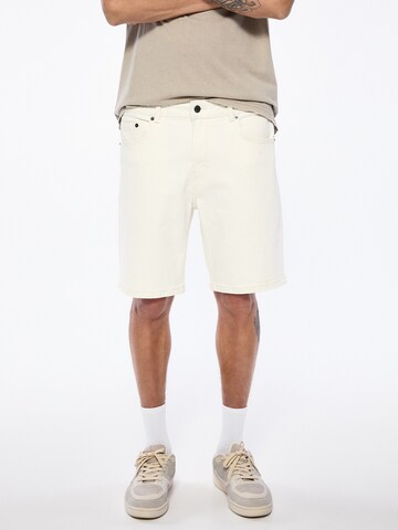 Coupe slim Jean Pull&Bear en beige