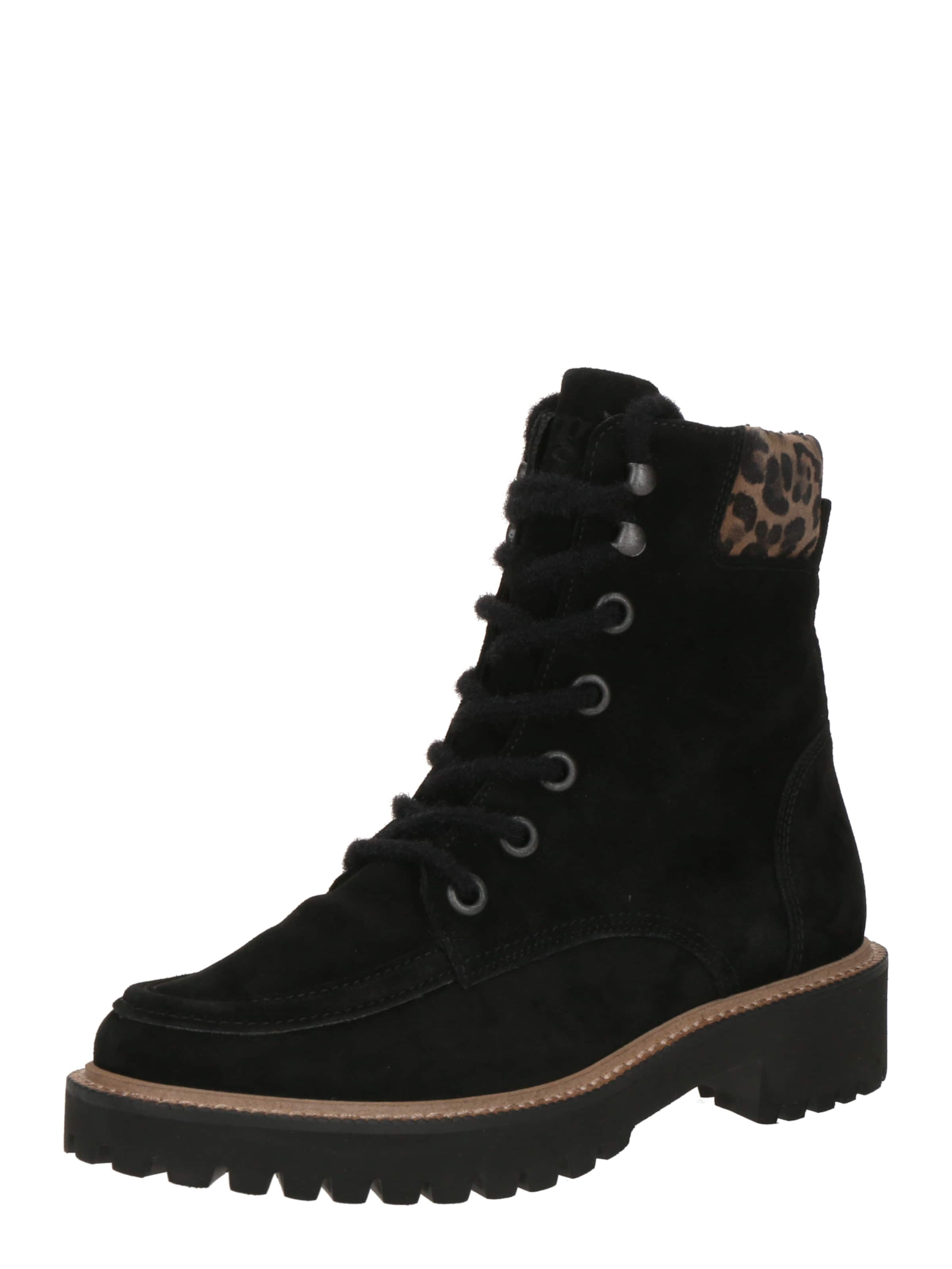 Paul Green Stövlett med snörning i svart: framsida