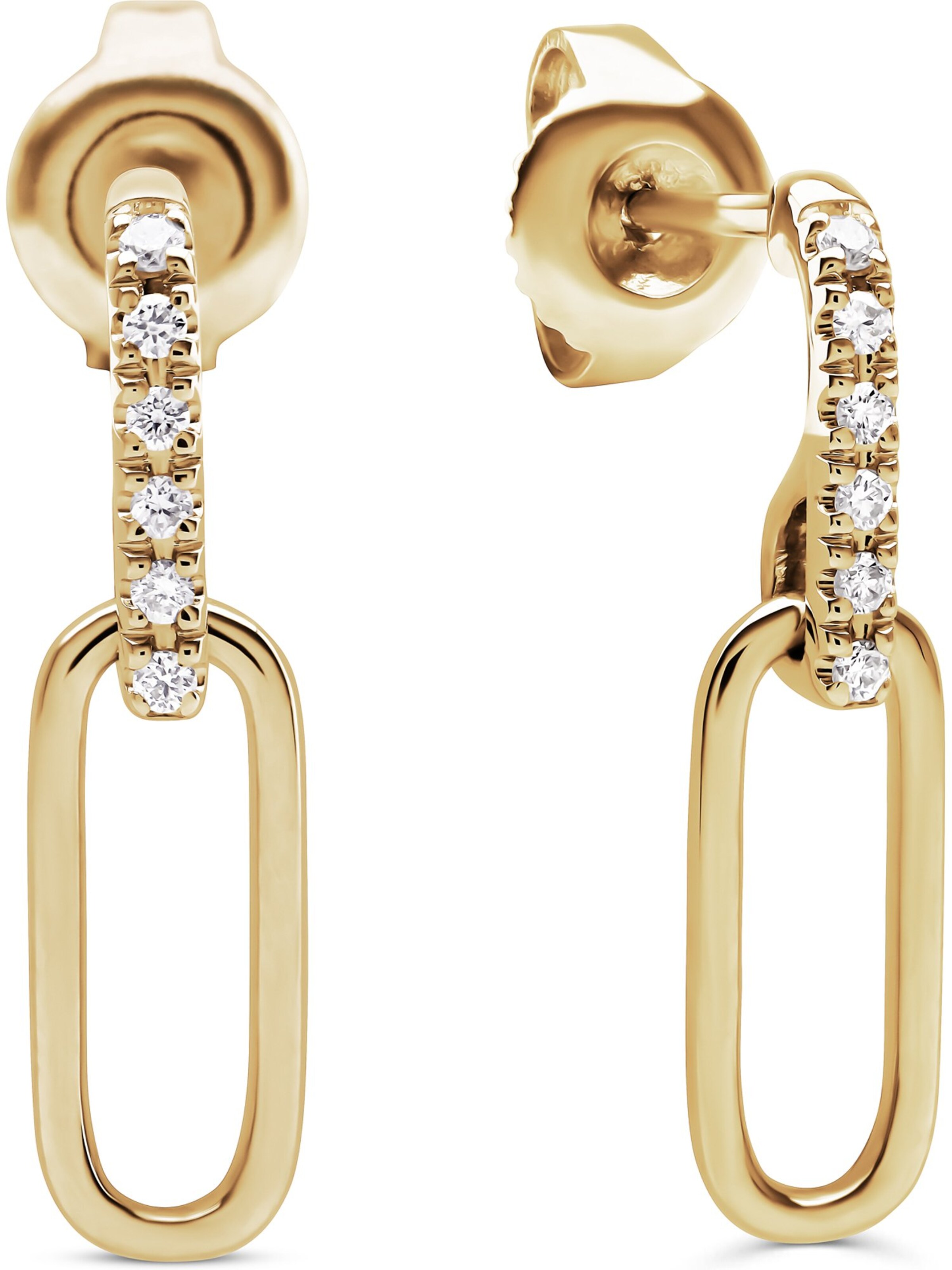 CHRIST Ring in Gelb: Vorderseite