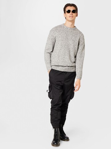 TOM TAILOR DENIM Pullover in Grau