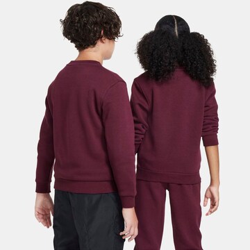 Nike Sportswear Sweatshirt 'Club Fleece' i röd