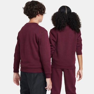 Nike SportswearSweater majica 'Club Fleece' - crvena boja