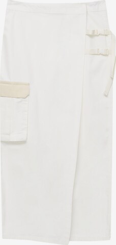 Jupe Pull&Bear en blanc : devant