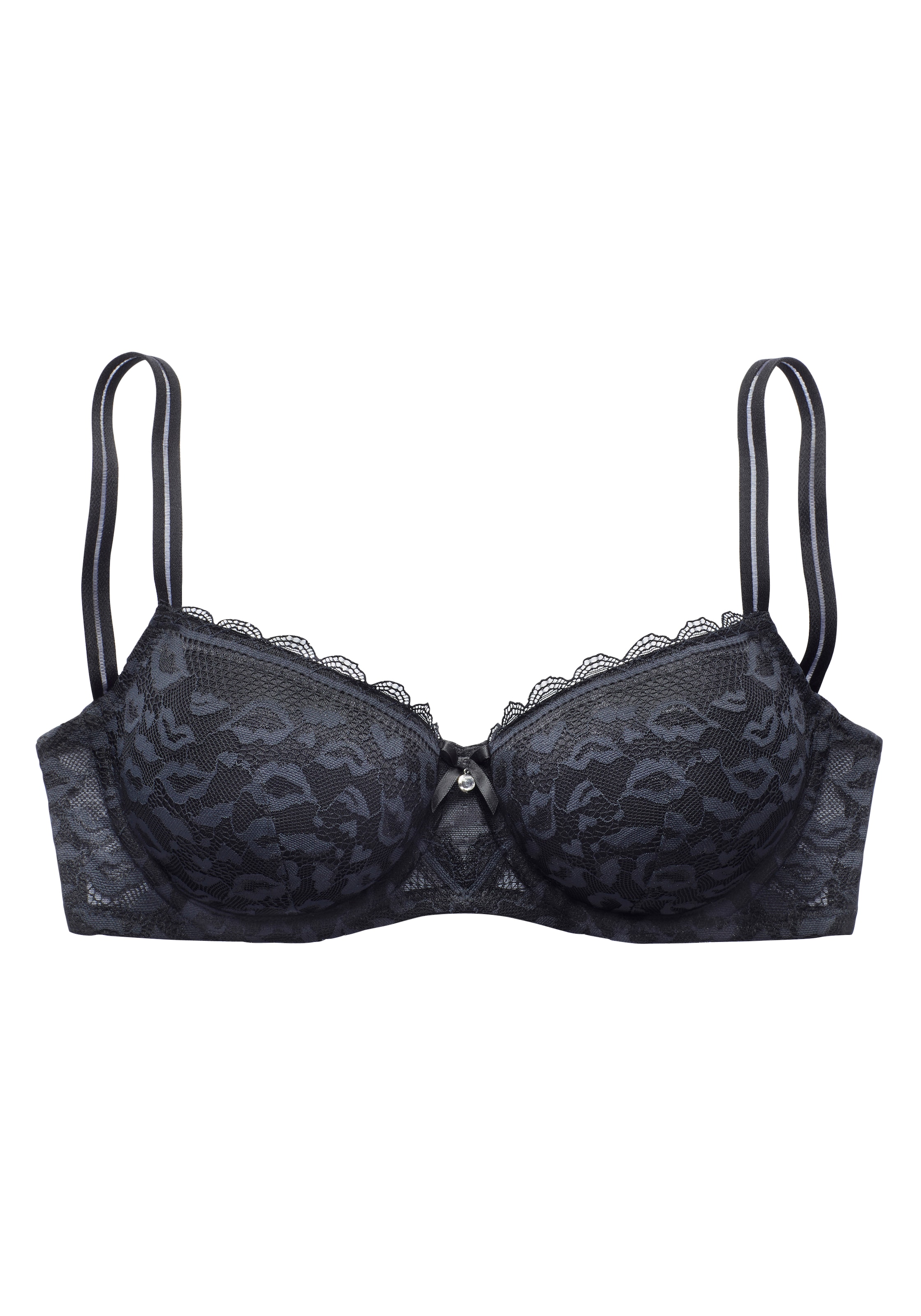 Balconnet Soutien-gorge VIVANCE en noir : devant