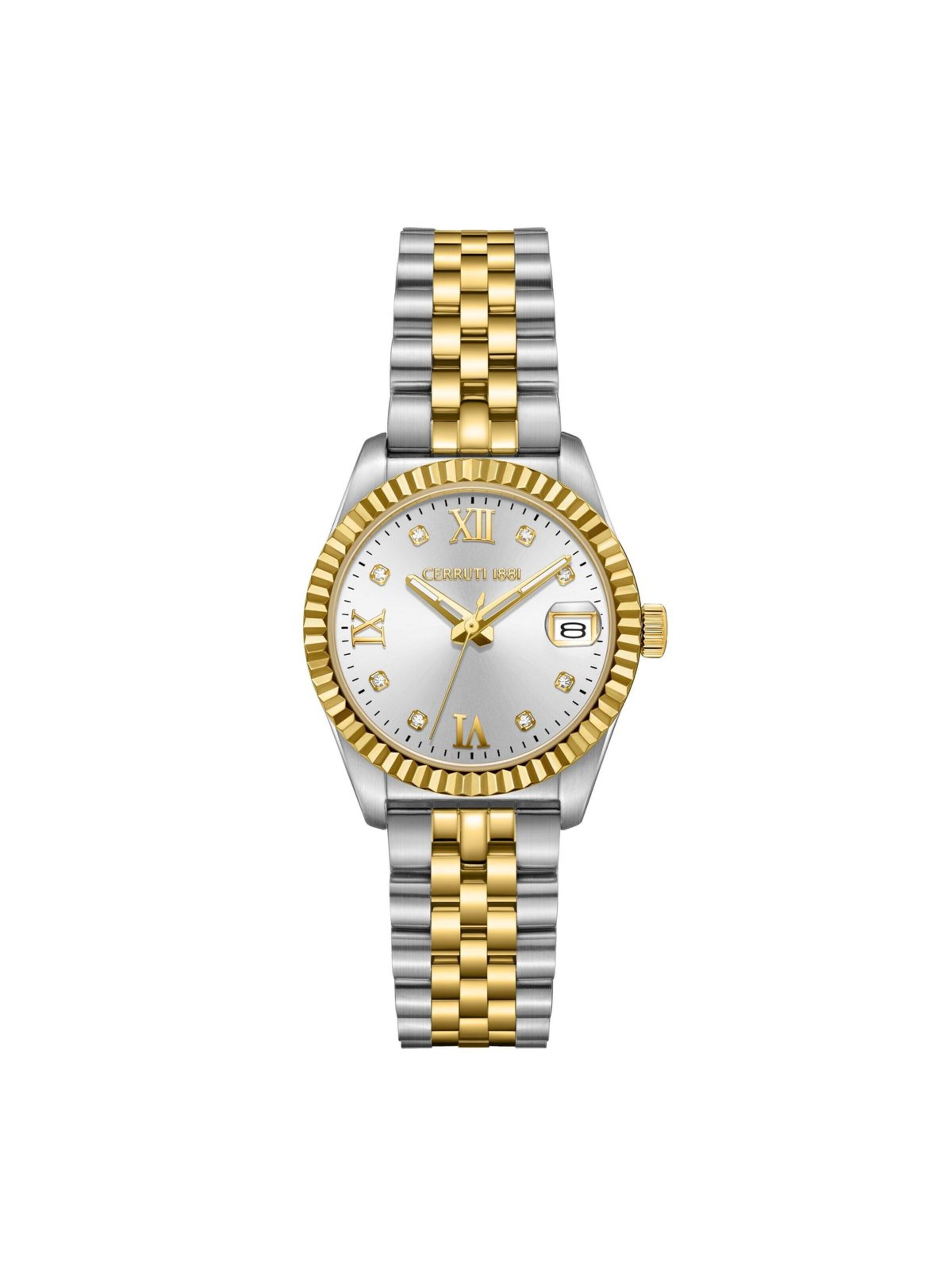 CERRUTI 1881 Analog watch 'Date watch Cerruti Watch Baccio' in Silver: front