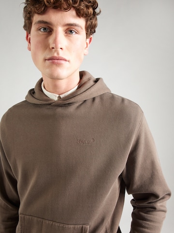 LEVI'S ®Sweater majica 'THE AUTHENTIC' - smeđa boja
