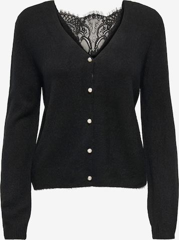 ONLY Strickjacke 'ONLADELE' in Schwarz: Vorderseite