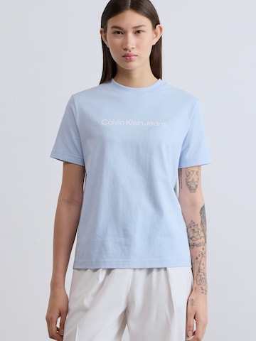 Calvin Klein Jeans Μπλουζάκι σε μπλε: μπροστά