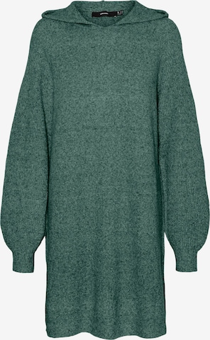 VERO MODA Gebreide jurk 'DOFFY' in Groen: voorkant