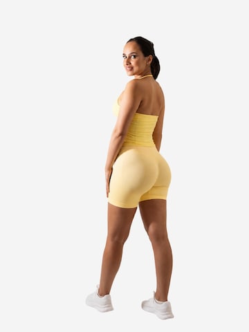 OYOJ Badshorts 'Nova Active Scrunch Shorts - Yellow' i gul