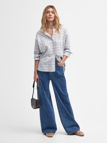 Barbour Bluse in Weiß