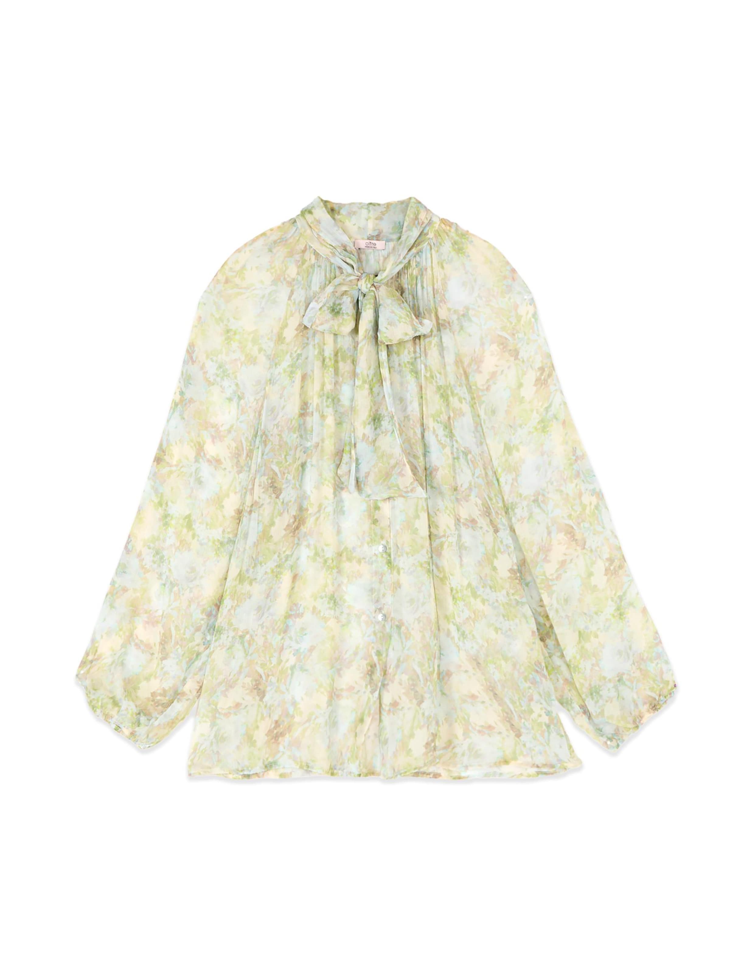 oltre Blouse in Blauw: voorkant