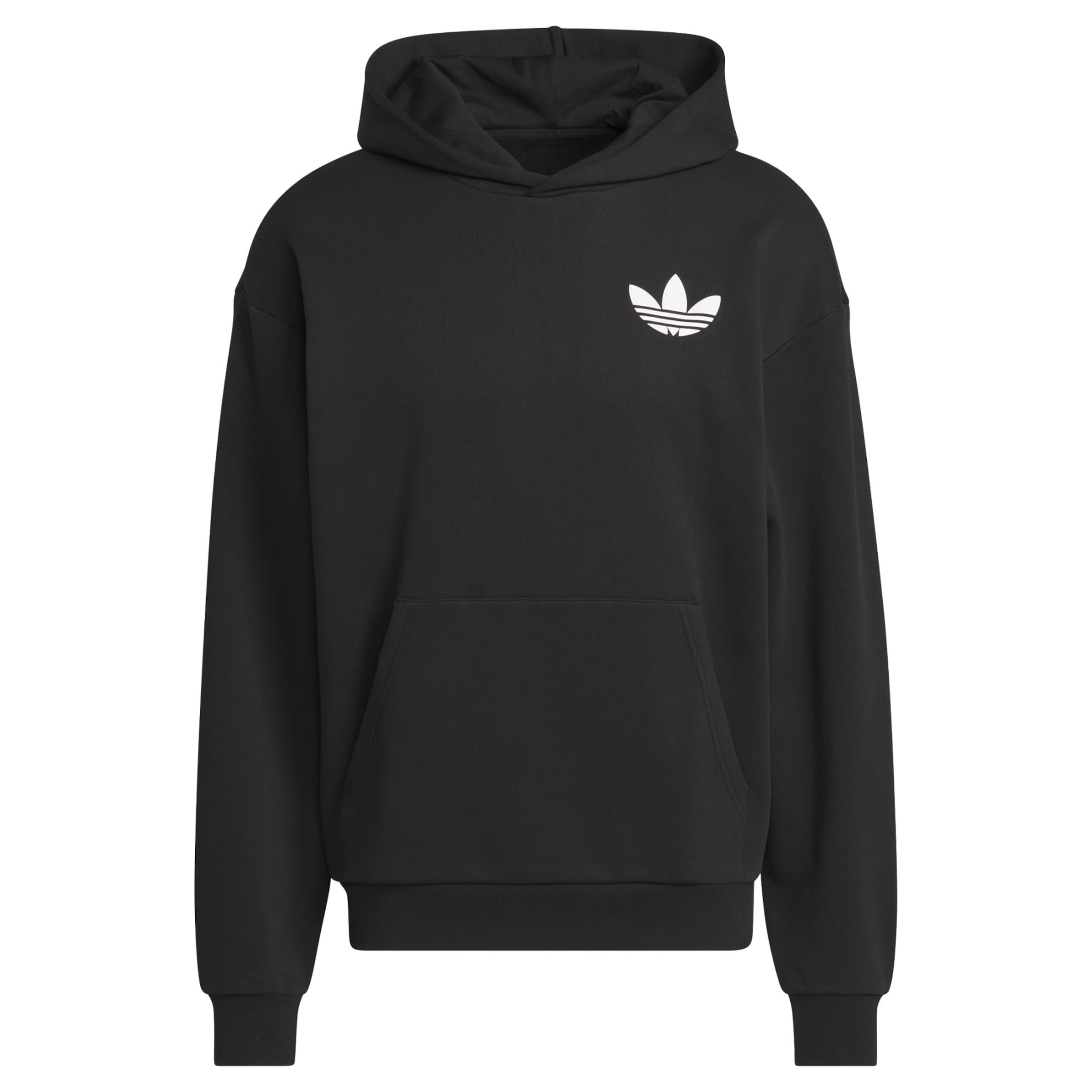Sweat-shirt 'World Wide Hoops' ADIDAS ORIGINALS en noir : devant