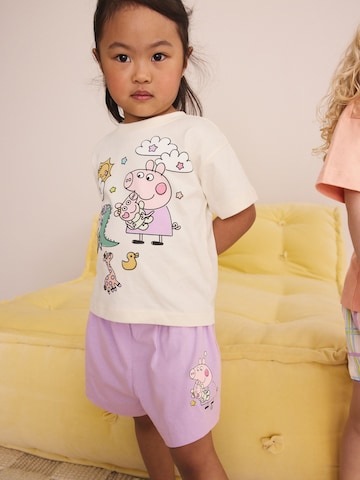 Next Pajamas 'Peppa Pig' in Purple: front