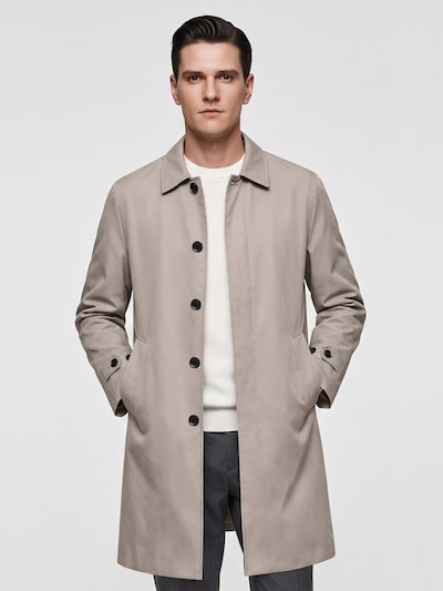 ALLTHEMEN Between-Seasons Coat 'Hauch' in S in Beige, Item view